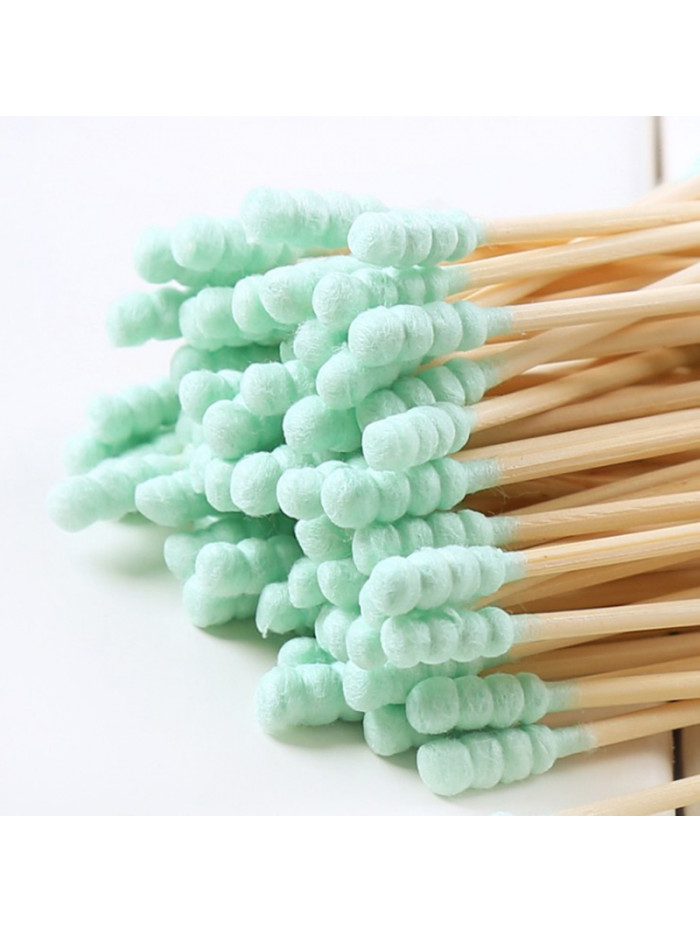 100pcs/bag Double Head Cotton Swabs